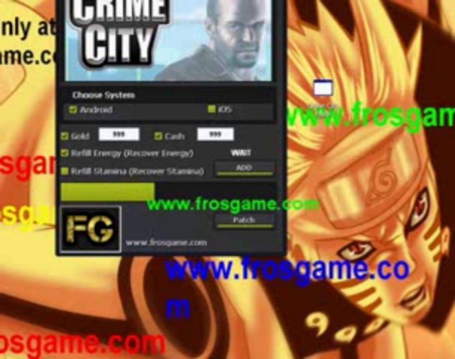 Crime City Hack Android iOS Cheat ( FREE Download August 2013 Update )