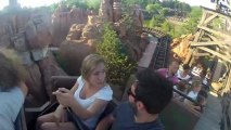 Big thunder mountain roller coaster , Disneyland Paris (POV)