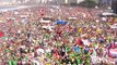 O Maior Flash Mob do Mundo para o Papa Francisco no Rio de Janeiro na sua visita ao Brasil