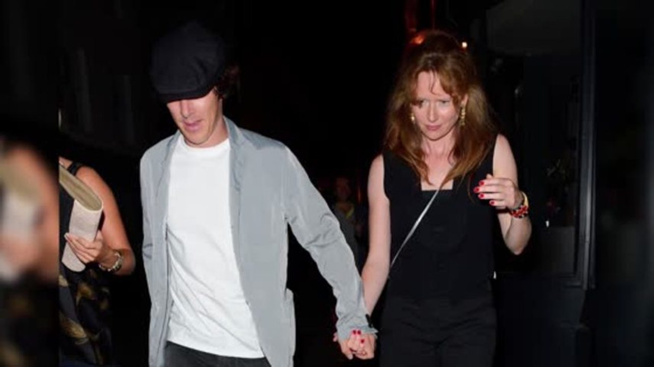 Benedict Cumberbatch Parties in London With Female Friend