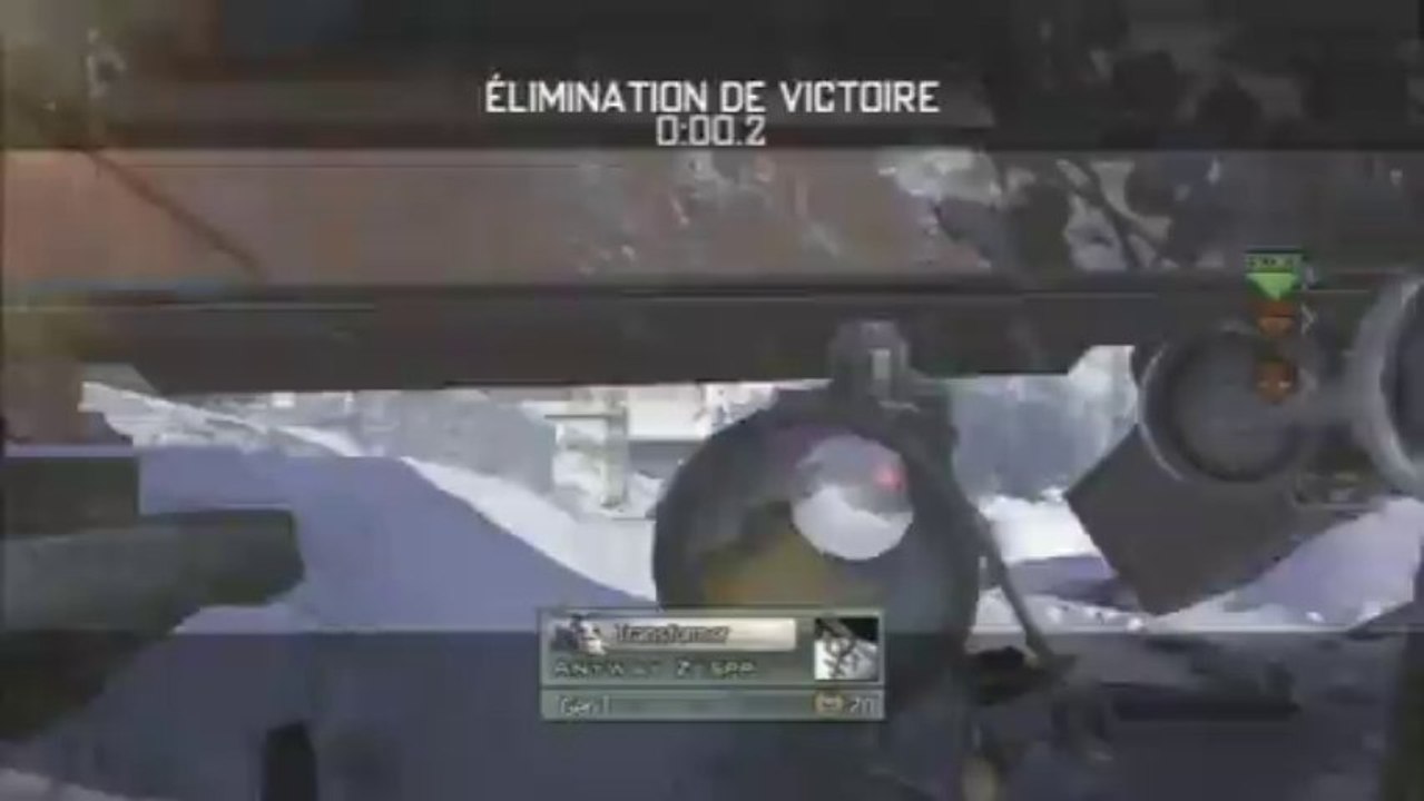 Trickshot sur Derail (MW2)