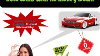 No Money Down Car Financing At Lowest APR Rates