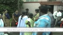 West Bengal panchayat polls- TMC in the lead