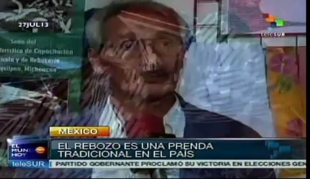 Artesanos resueltos a rescatar elaboración y uso del rebozo mexicano