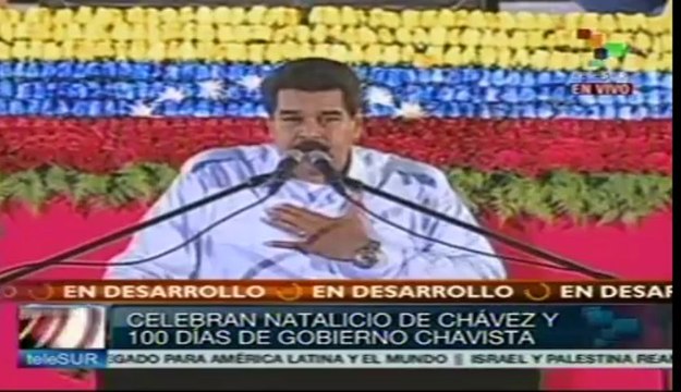 Hugo Chávez nos hizo buenas personas: presidente Nicolás Maduro