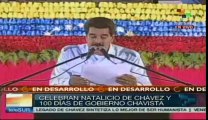 Anuncia logros presidente Nicolás Maduro en 100 días
