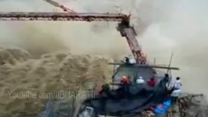 Uttarakhand Flood - Gates of Flooded Dam opened live video in Uttarakhand