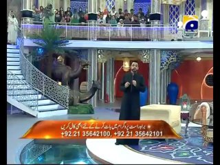 19th Iftari Iftar Aamir ke sat Part 1 in Amaan Ramazan with Aamir Liaquat 1434h 29-7-2013 -001