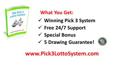 Pick 3 Lottery System 10