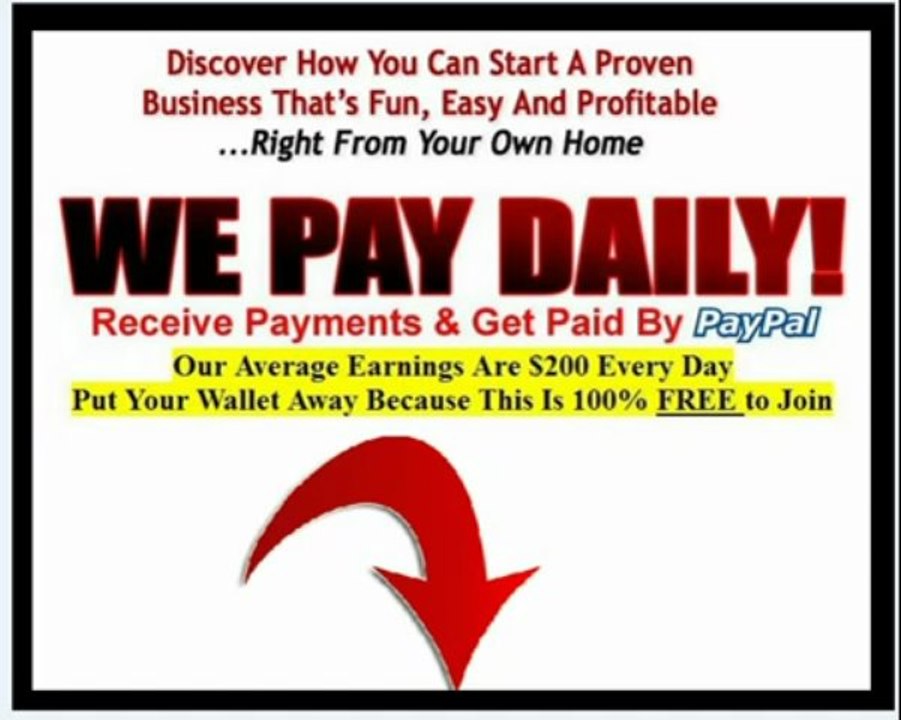 We Pay Daily Intro