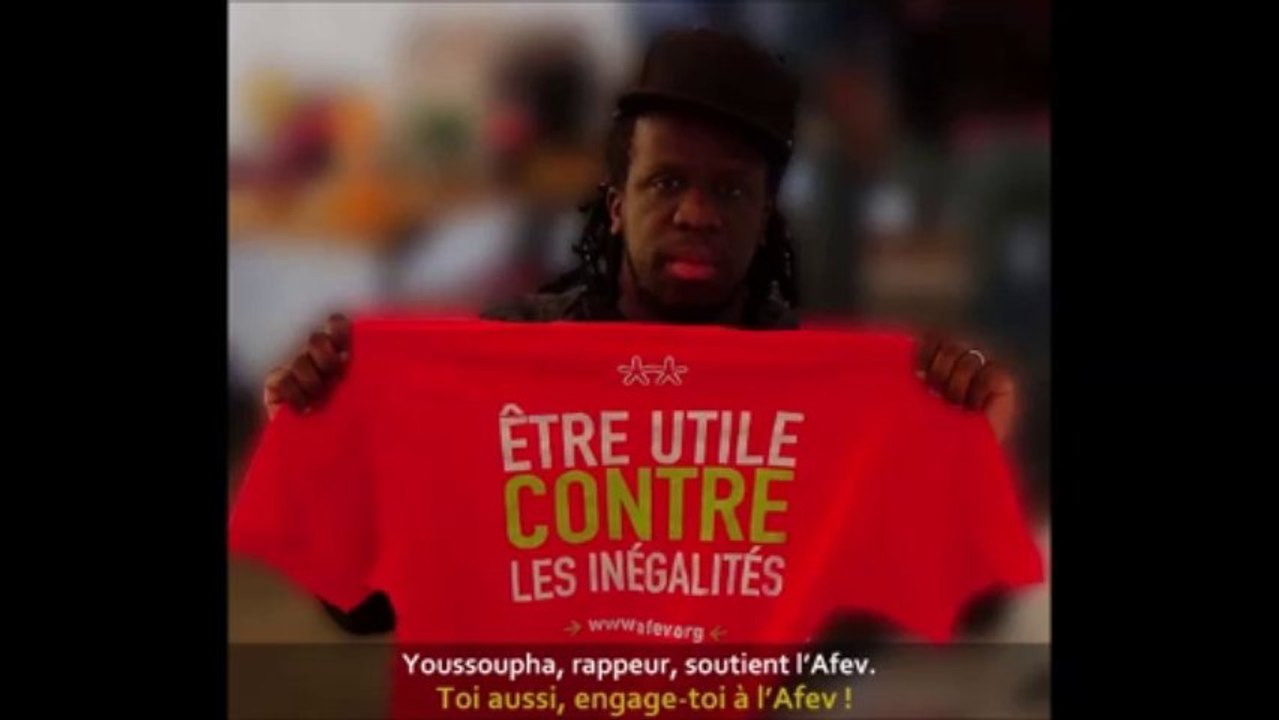 Youssoupha soutient l'Afev
