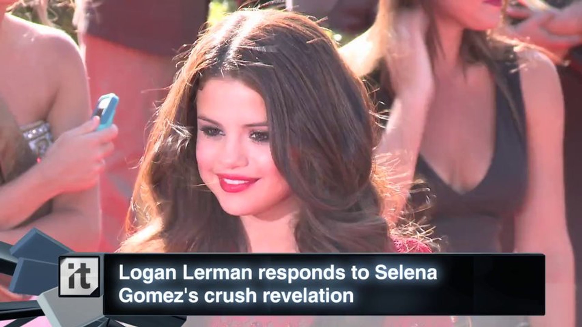 Logan Lerman Responds To Selena Gomez S Crush Revelation Video