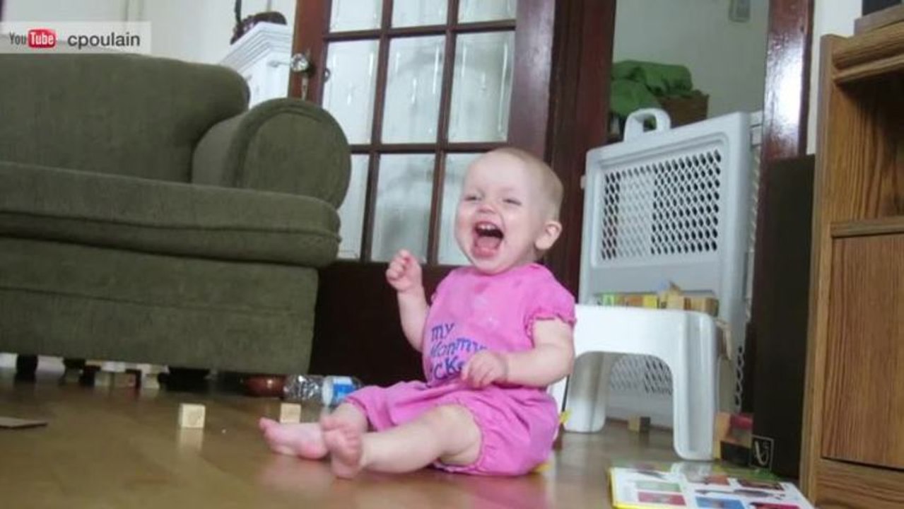 TRY NOT TO SMILE: Latest Laughing Baby About to Go Viral