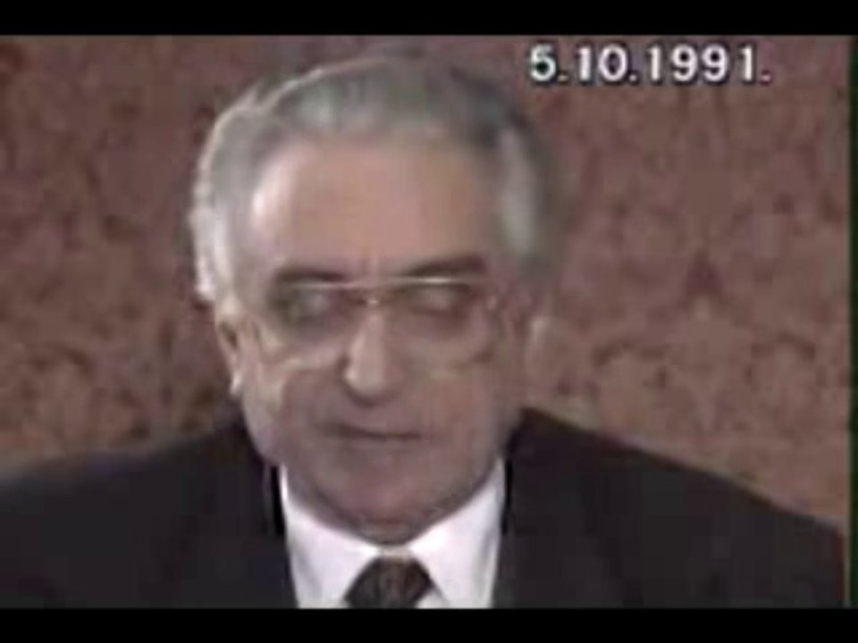 Dr. Franjo Tuđman- poziv na obranu domovine