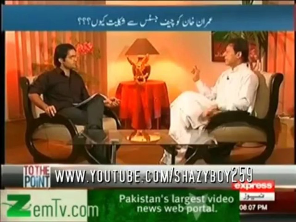 Imran Khan Says Dr Tahir ul Qadri Was Right On Program To The Point With Shahzeb Khanzada
