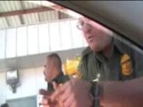 Abusive Border Patrol Agents w_ Nun Chucks at NM Checkpoint