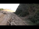 Roads damaged due to floods and landslides in Uttarakhand