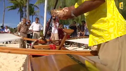 La pirogue à voile remise au goût jour à Bora bora