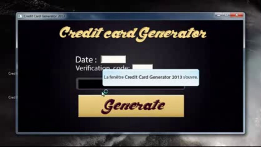 Credit Card Number Generator 2015 With Working VISA MASTER CARD.