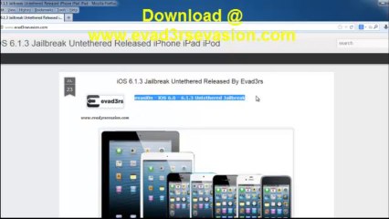 Full iOS 6.1 / 6.1.3 Untethered Final Launch