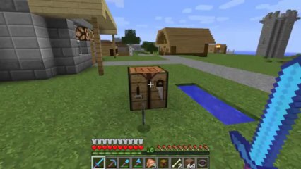 "Town Fountain and Gate" Vanilla Play | Minecraft 1.6.2 | Ep.42