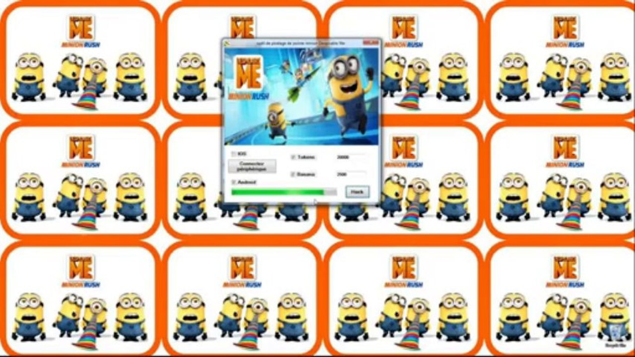 Despicable Me Minion Rush Hack android pour France Ajouter banane et les jetons 2013