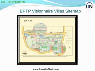BPTP Visionnaire Villas - Golf Course Extn Road Gurgaon - Book 9717841117