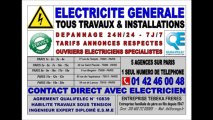 ELECTRICITE DEPANNAGE 24/24 -- 0142460048 -- PARIS 15eme -- ELECTRICIEN AGREE
