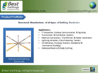 Earthing Electrodes Manufacturers in Coimbatore, India