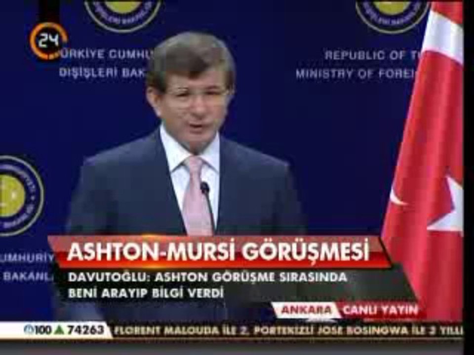 Davutoğlu açıklama