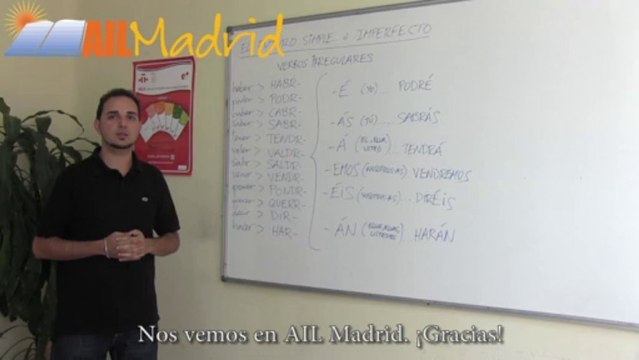 Study Spanish Online - Level: A2 - Future Simple (irregular verbs)