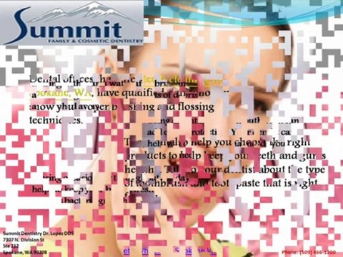 Correct Brushing and Flossing is Equal to Good Dental Health | (509) 466-1200