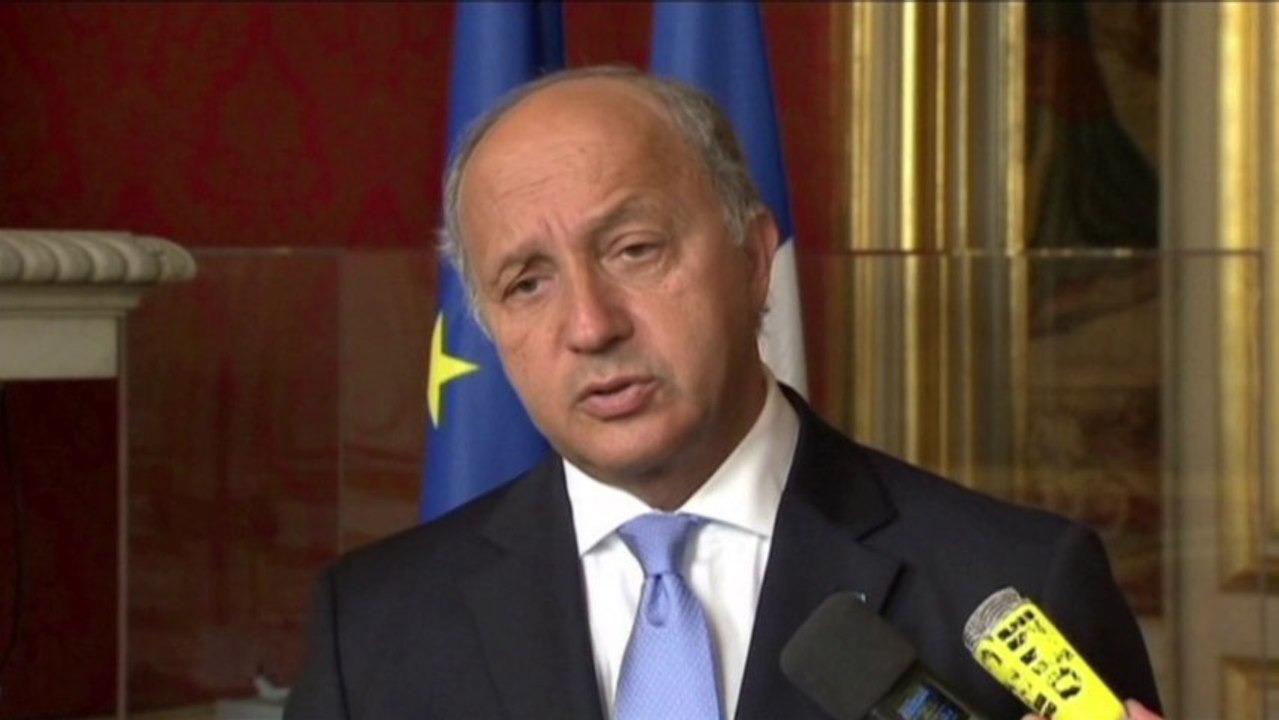 Laurent Fabius appelle à la libération de Mohamed Morsi