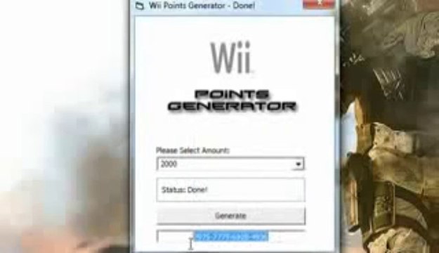 Wii Points Generator Upadted Updated 2013 See Description Updated 2013