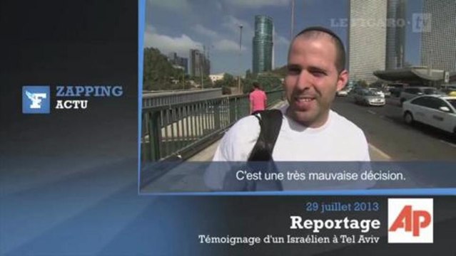 Israéliens et Palestiniens sceptiques sur les négociations de paix