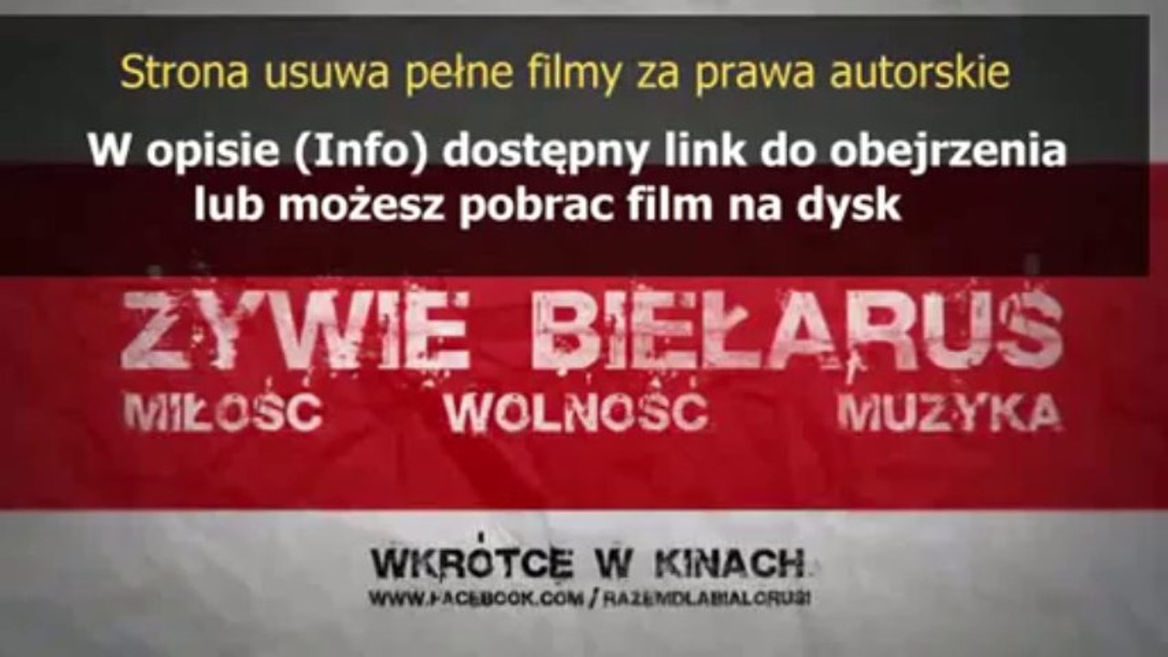 Film Żywie Białoruś! (Žyvie Biełaruś) Online + Pobierz | Dobra wersja z napisami