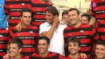 Rafa Nadal at the presentation of FC Inter Manacor at the stadium Torre dels Enagistes (IB3)