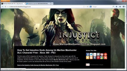 Injustice Gods Among Us Martian Manhunter Character DLC Free