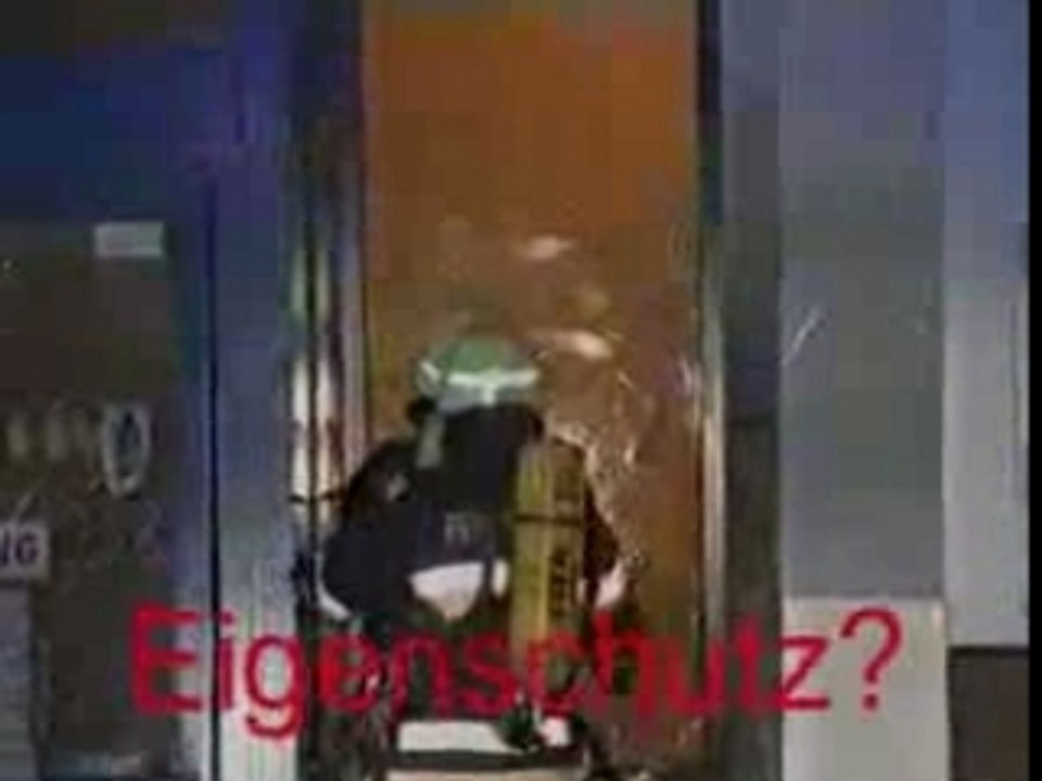 feu de poubelle a Lidl