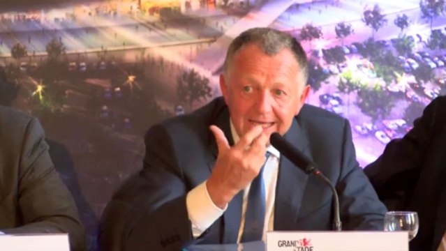 Jean-Michel Aulas évoque le Grand Stade