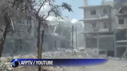 Khaled bin Walid mosque shelled in Syria's Homs