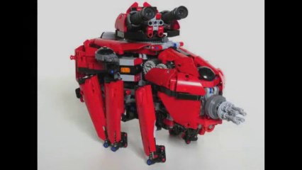 Hexapode blindé lego ( lego walking tank )