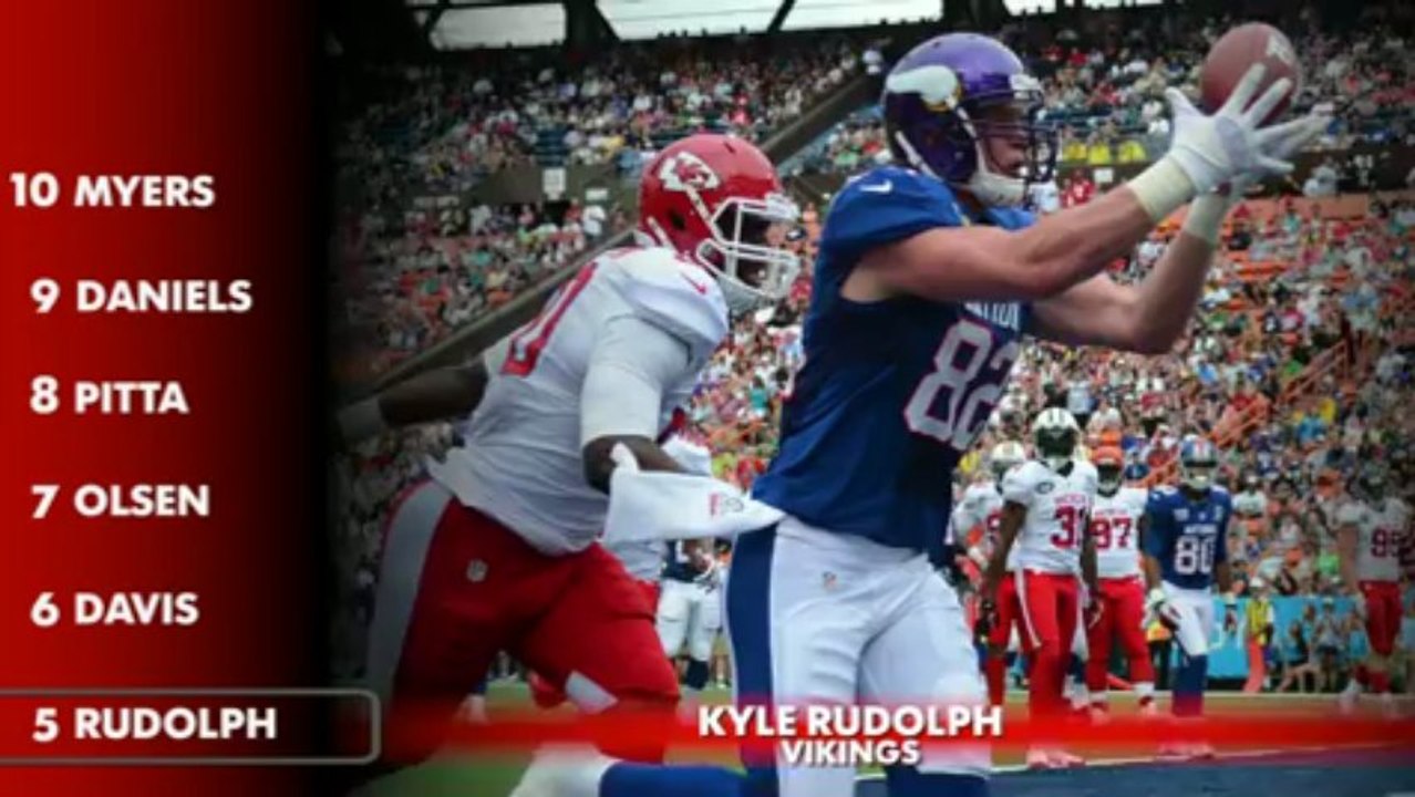 Fantasy Football Top 10 TEs video Dailymotion