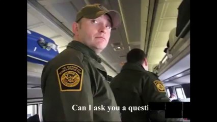 Border Patrol at the infamous Sierra Blanca checkpoint