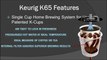 Keurig K65 Special Edition Gourmet Single Cup Home Brewing System with Water Filter Kit|Keurig|K65