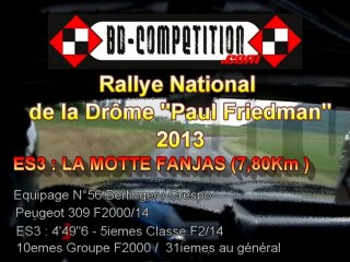 Rallye de la Drome 2013 - ES3