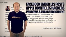freshnews #488 Facebook exporte les posts. Apple contre les hackers. Windows 8 (01/08/13)