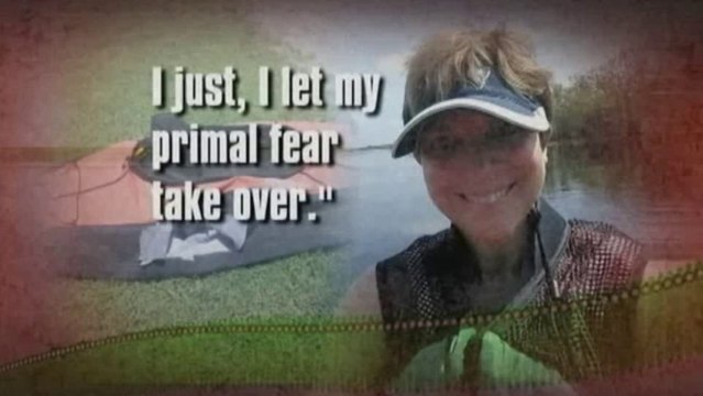 Woman in kayak rescued from gators