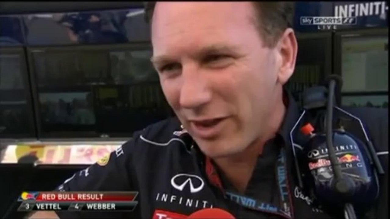 Sky Sports F1: Christian Horner Post Race interview (2013 Hungarian Grand Prix)