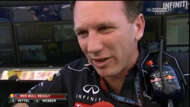 Sky Sports F1: Christian Horner Post Race interview (2013 Hungarian Grand Prix)
